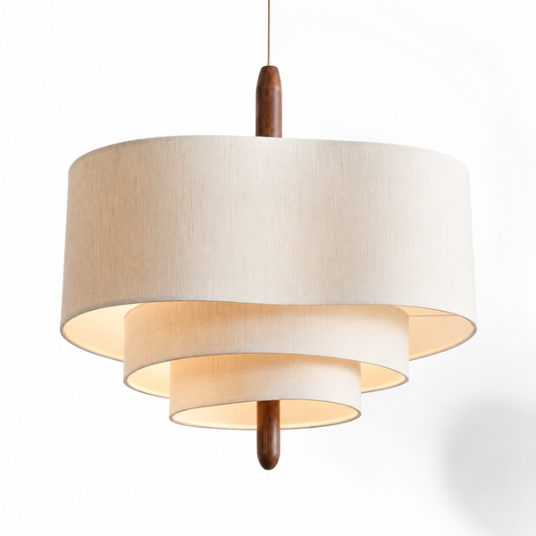 Suspension Luminaire Tissu Design 45cm - Ampoule Incluse | ALBA